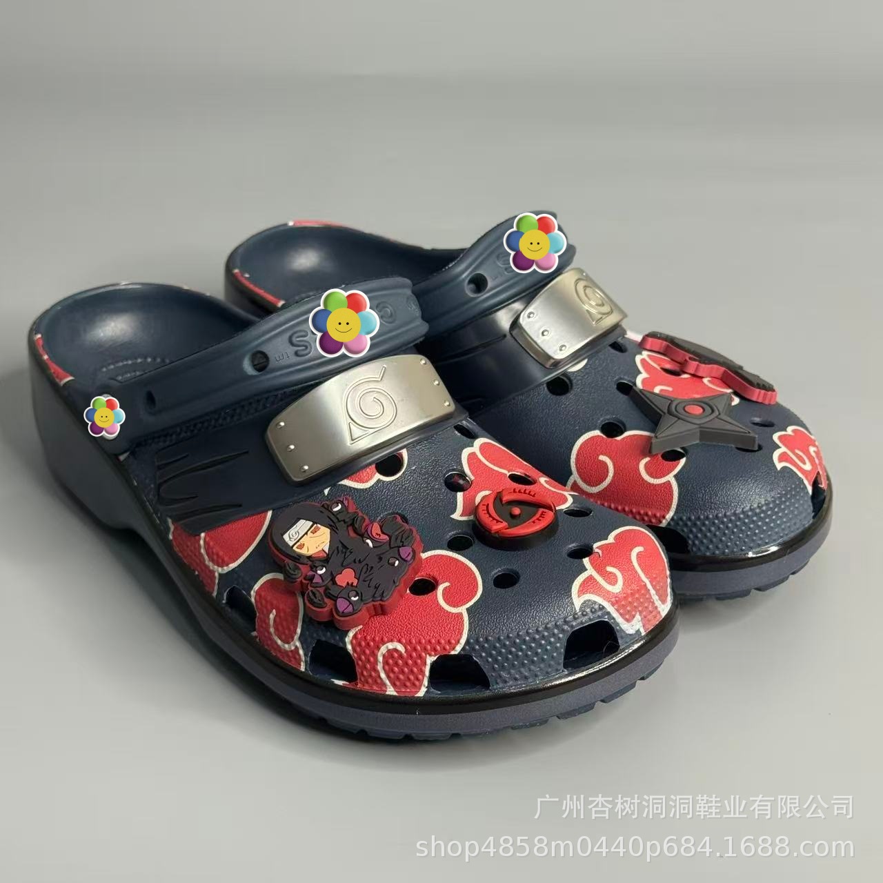 Anime Cosplay Thick - Sandalias Naruto Akatsuki Red Cloud Platform