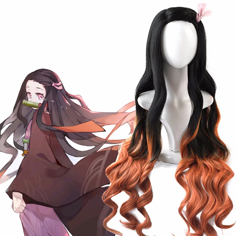 Anime Cosplay Nezuko - Peluca de Nezuko Kamado, Cosplay de