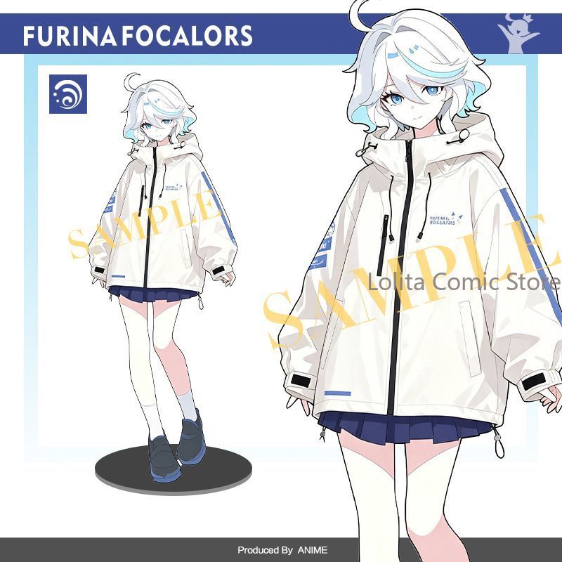 Cosplay Anime Yae Miko - Chaqueta Cortavientos de Cosplay de Anime