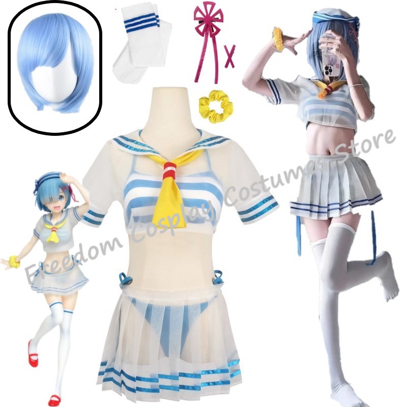 Re Zero Rem Wig - Rem Ram Anime Re: la vida