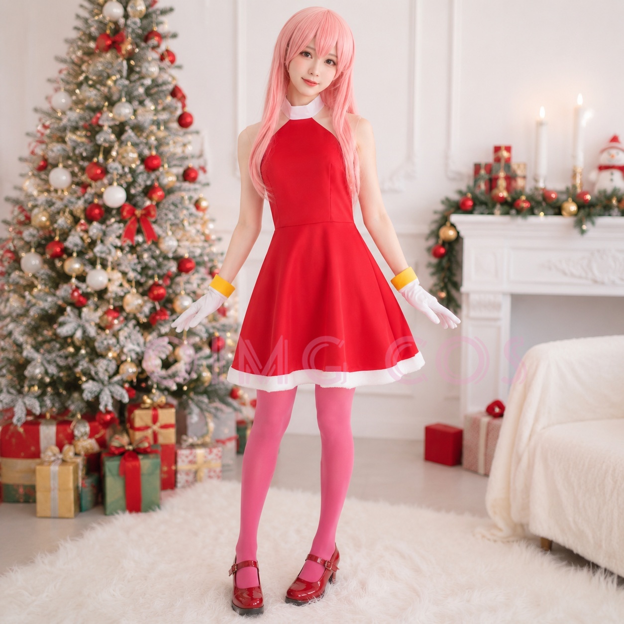 Anime Cosplay Dress - Disfraz de Cosplay de Amy Rose