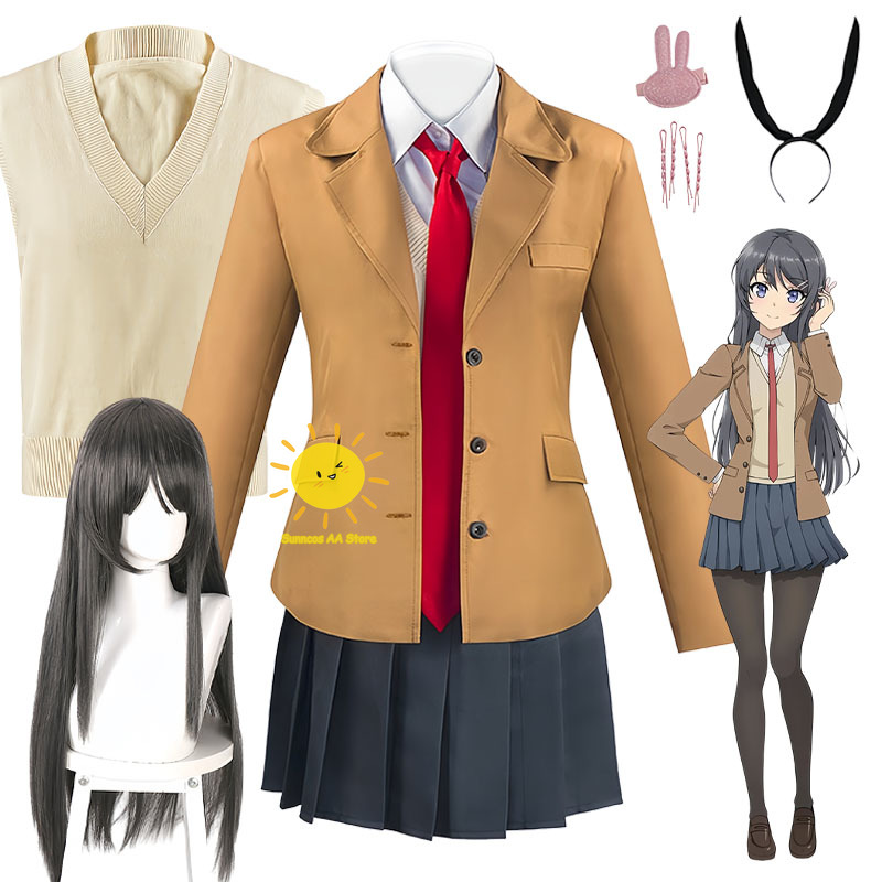 Anime Cosplay Outfit Girl - Disfraz de Cosplay de Anime Sakurajima