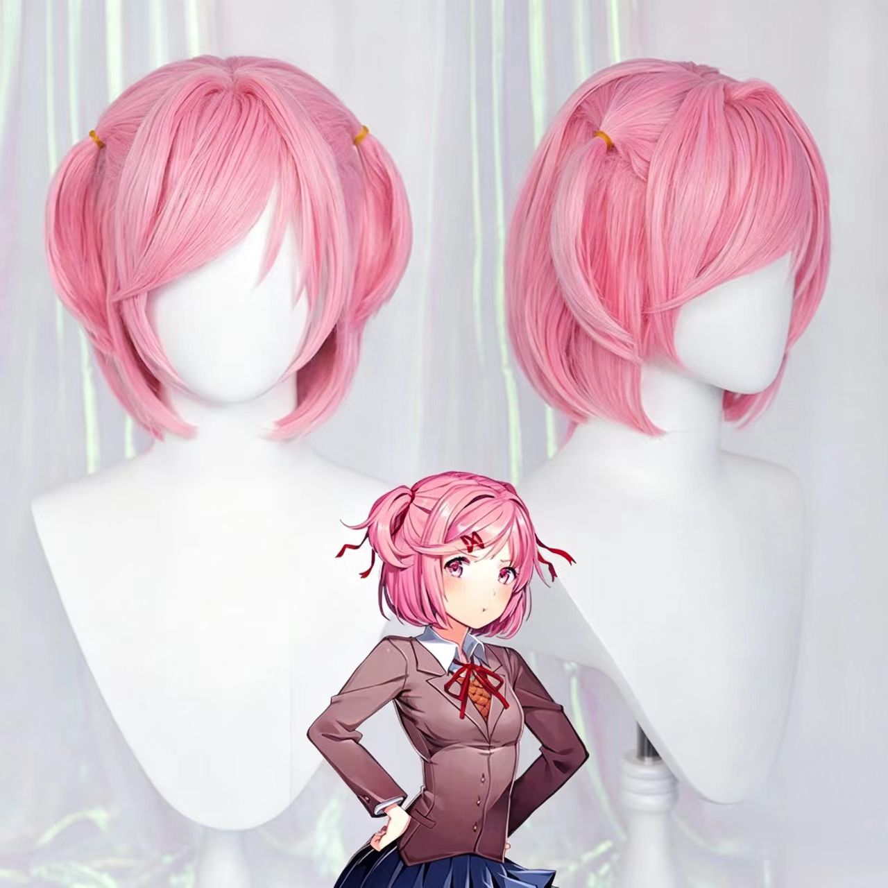 Anime Cosplay List - Peluca de Cosplay de Natsuki de