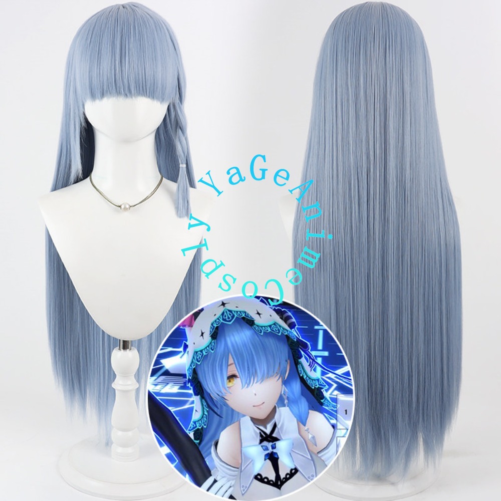 Re Zero Rem Wig - Peluca de Cosplay de Rem de