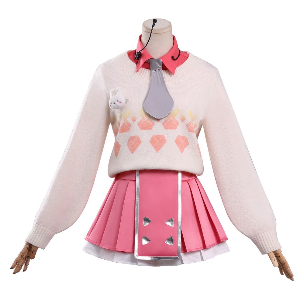 Anime Cosplay Pink - Disfraz de Halloween para Mujer, Traje