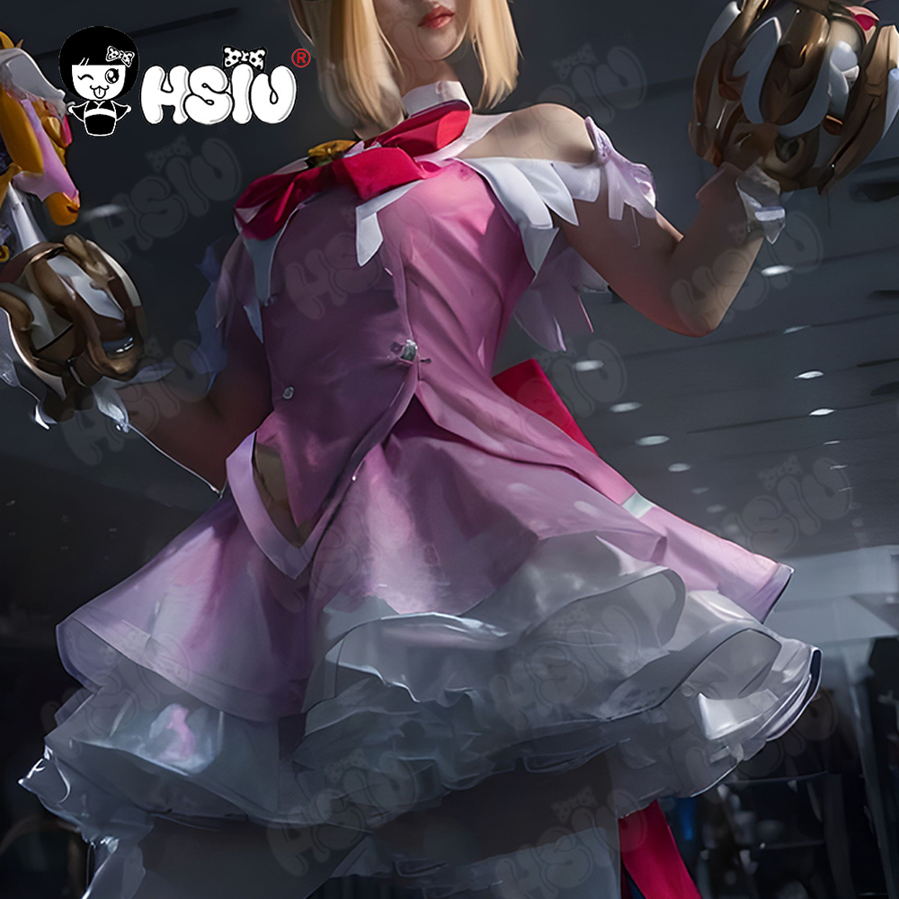Anime Cosplay Pink - Peluca de disfraz de Juno, HSIU,