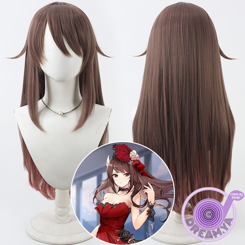 Anime Cosplay Pink - Peluca de Cosplay IJN Haruna Azur