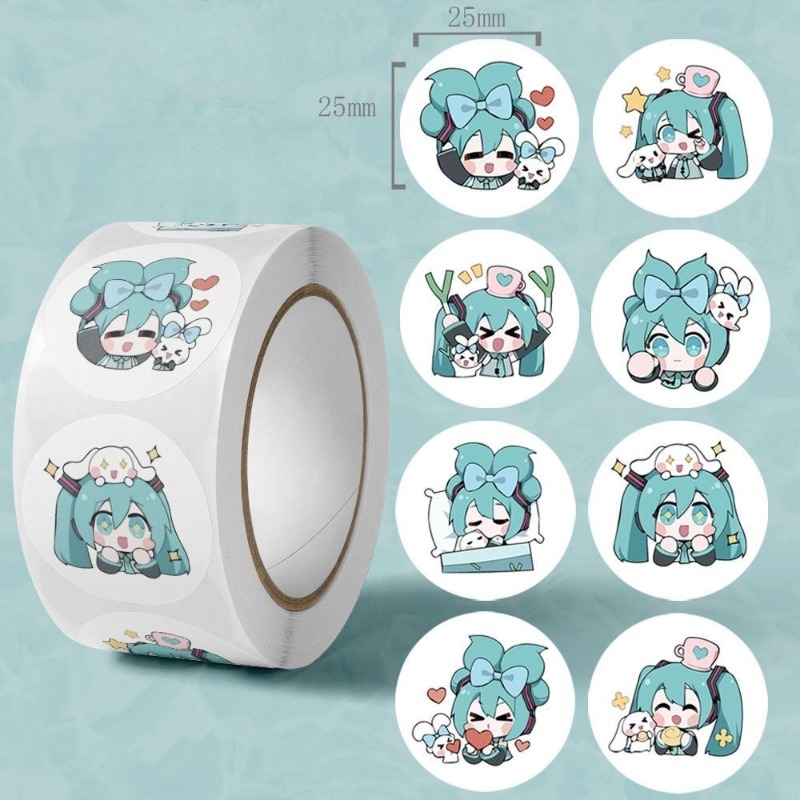 Anime Cosplay Miku - Pegatinas Estéticas de Hatsune Miku, Pegatinas