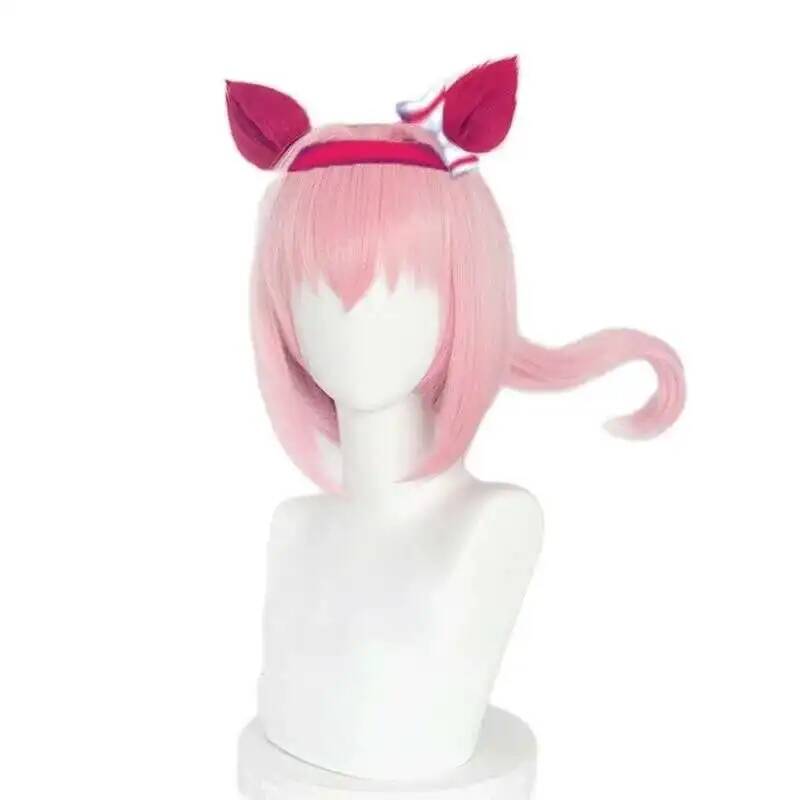 Anime Cosplay Pink - Uma Musume Haru Urara peluca de