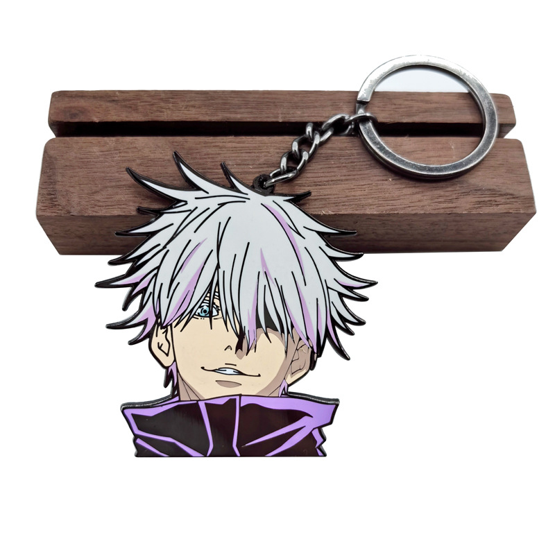 Anime Cosplay Gojo - Nuevo Llavero Metálico de Jujutsu Kaisen