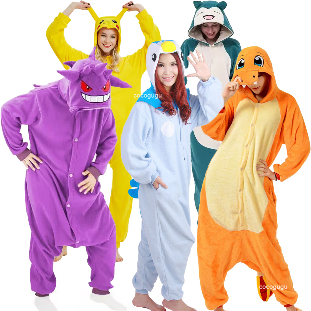 Anime Cosplay Pokemon - Disfraz de Pokémon para hombre y