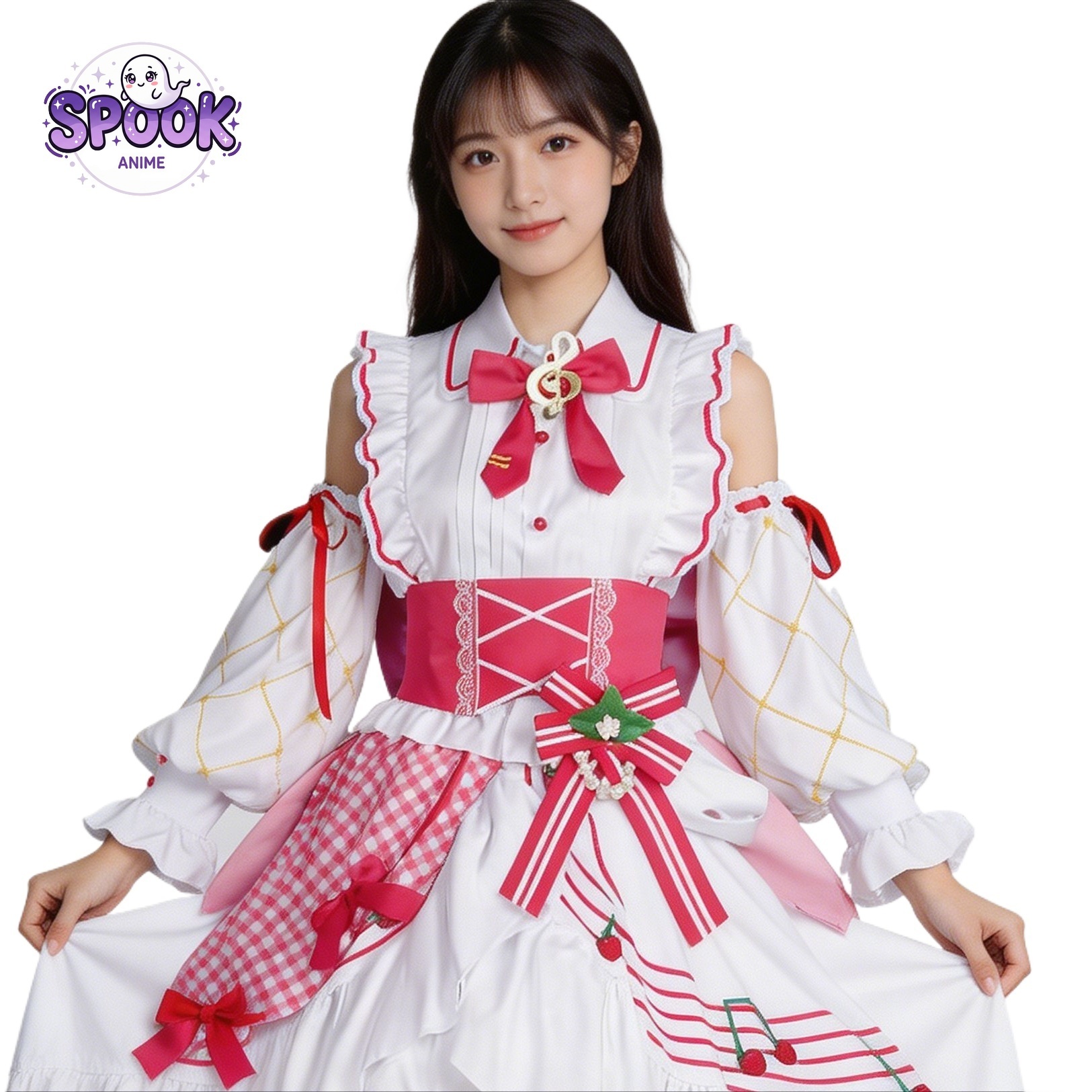 Vestido Lolita de Fresa, 15.º  - Anime Cosplay Miku reseña y precio