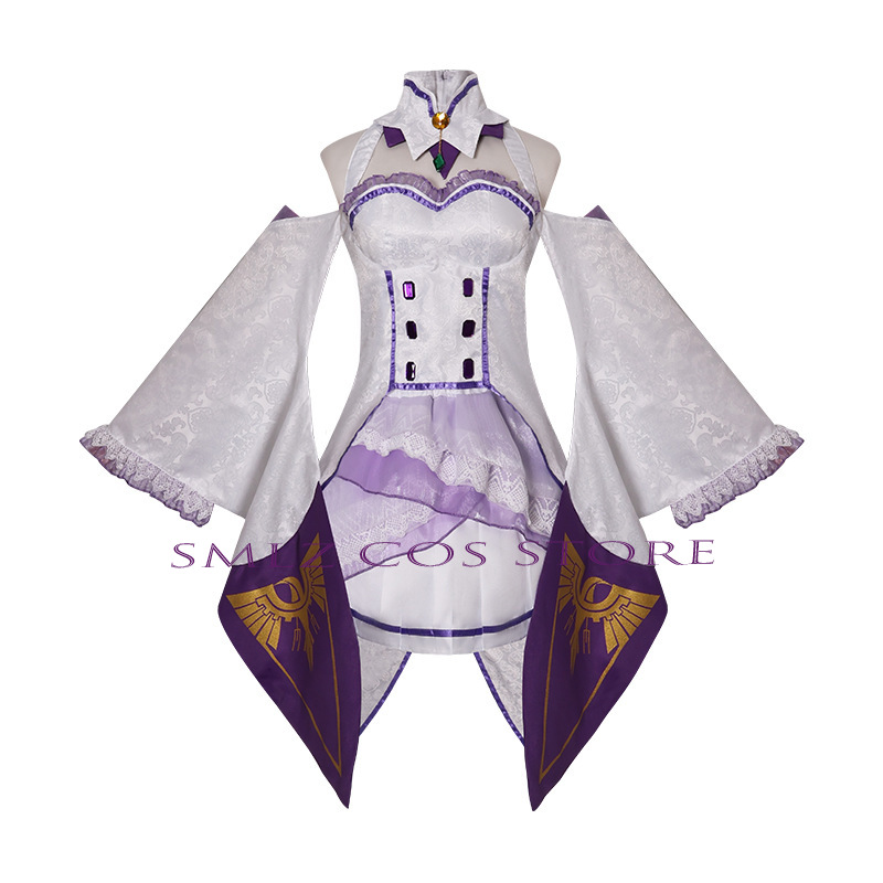 Disfraz de Emilia Cosplay Anim - Anime Cosplay Mujer reseña y precio