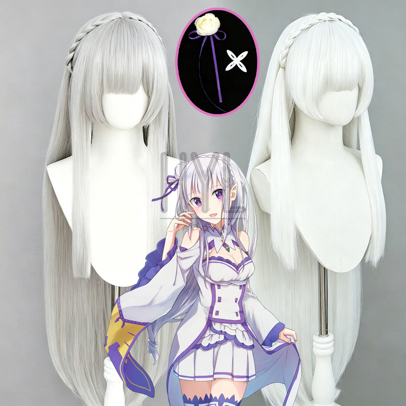 Peluca de Cosplay de Anime Re: - Re Zero Rem Wig reseña y precio