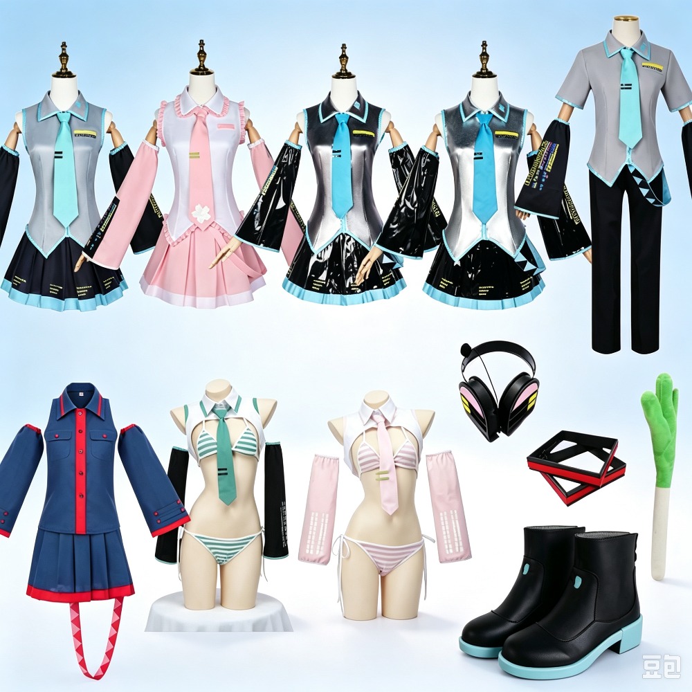 Disfraz de Cosplay Completo al - Anime Cosplay Miku reseña y precio