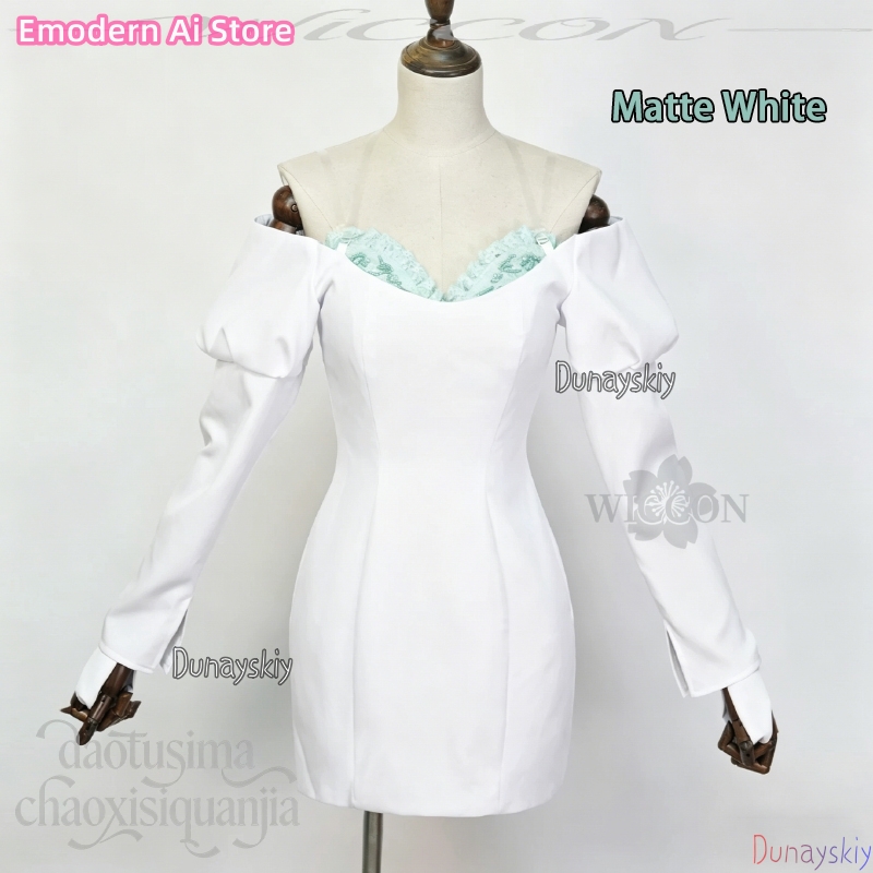 Nuevo Vestido Blanco CAFE Cros - Anime Cosplay Cafe reseña y precio