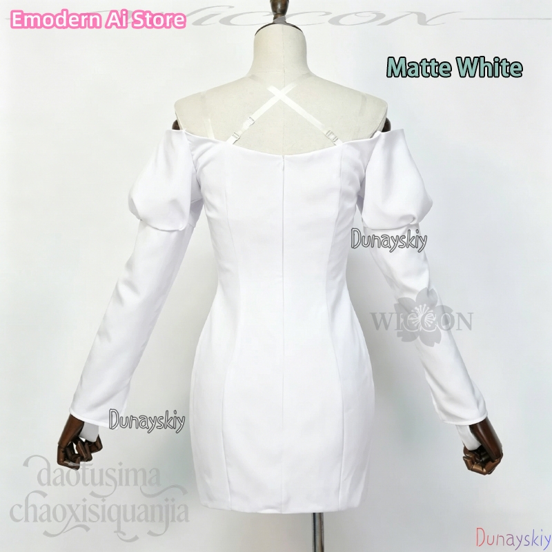 Nuevo Vestido Blanco CAFE Cros - Anime Cosplay Cafe reseña y precio