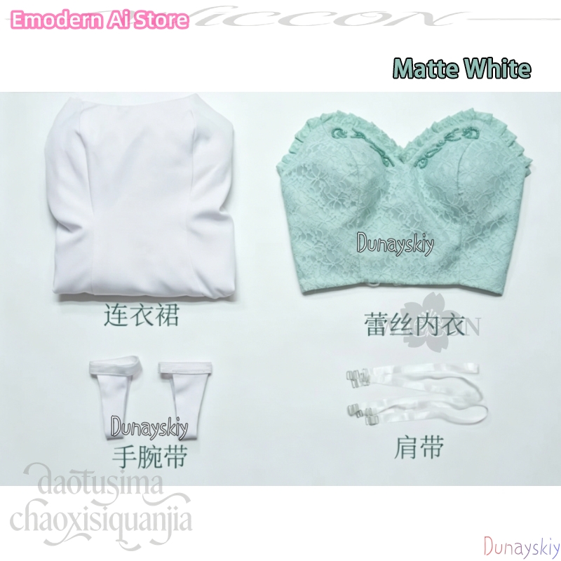 Nuevo Vestido Blanco CAFE Cros - Anime Cosplay Cafe reseña y precio