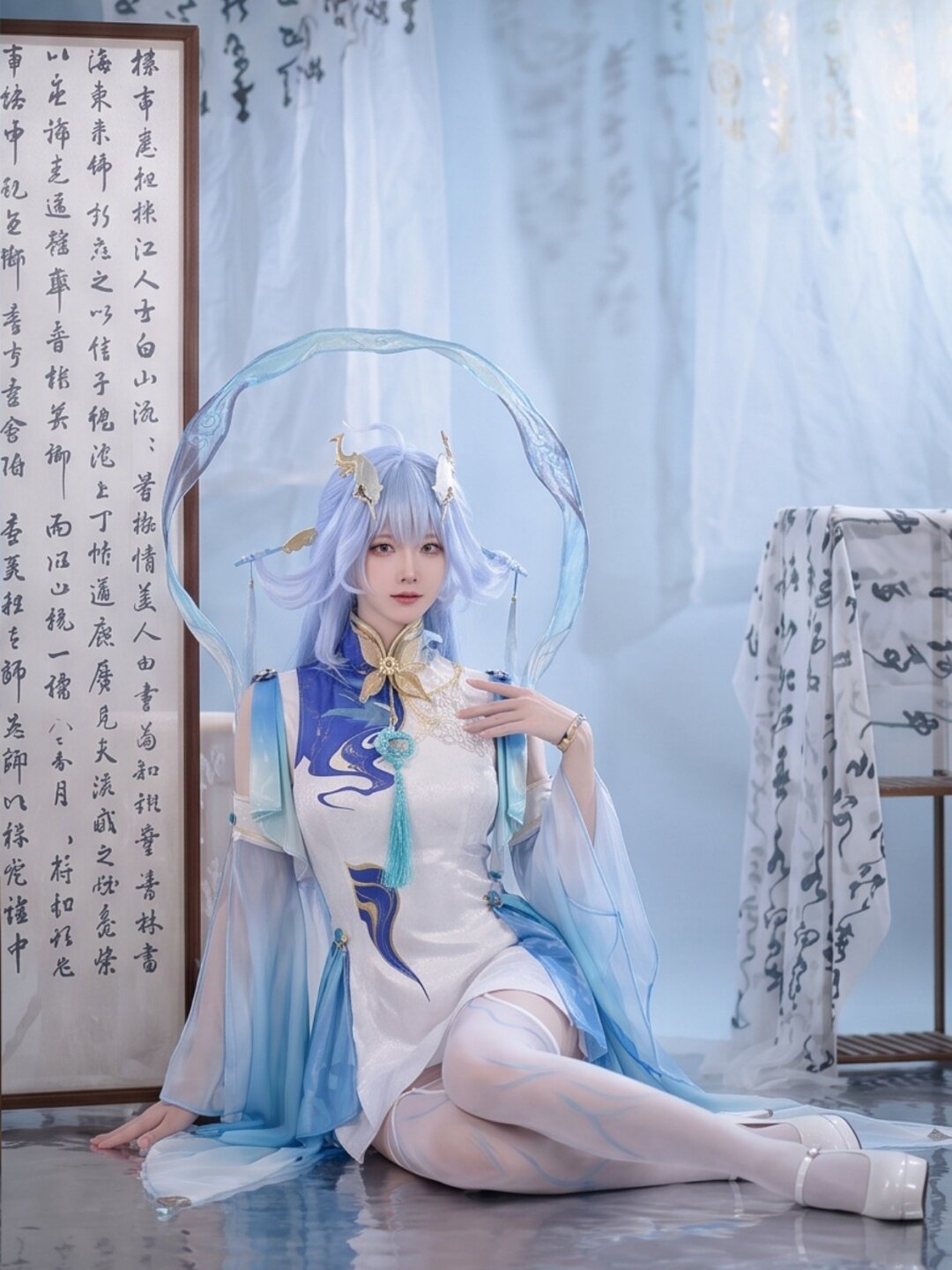 Wuthering Waves Qingxiao Cospl - Anime Cosplay Mujer reseña y precio