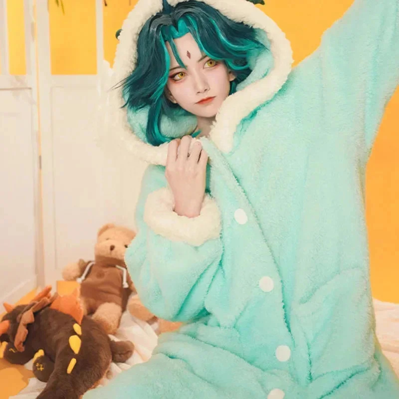 Genshin Impact-Pijama de Cospl - Anime Cosplay Thick reseña y precio