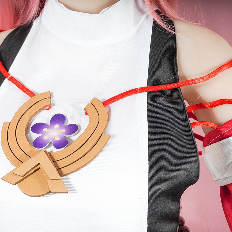 Yae Miko-Disfraz de Cosplay, u - Cosplay Anime Yae Miko reseña y precio