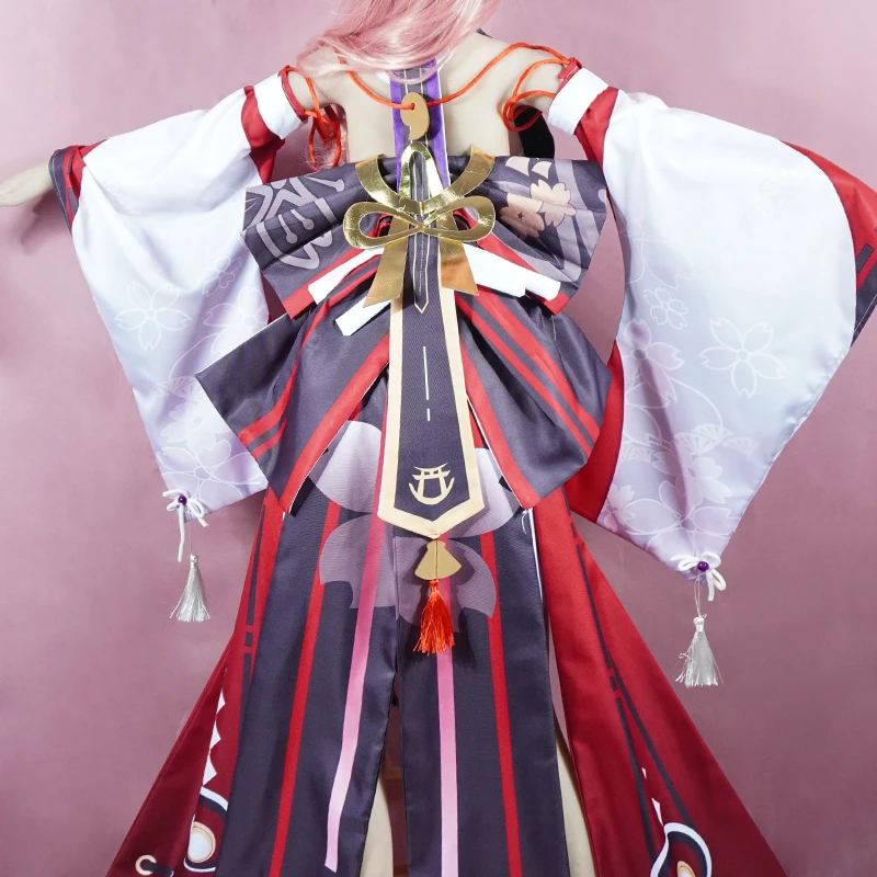 Yae Miko-Disfraz de Cosplay, u - Cosplay Anime Yae Miko reseña y precio