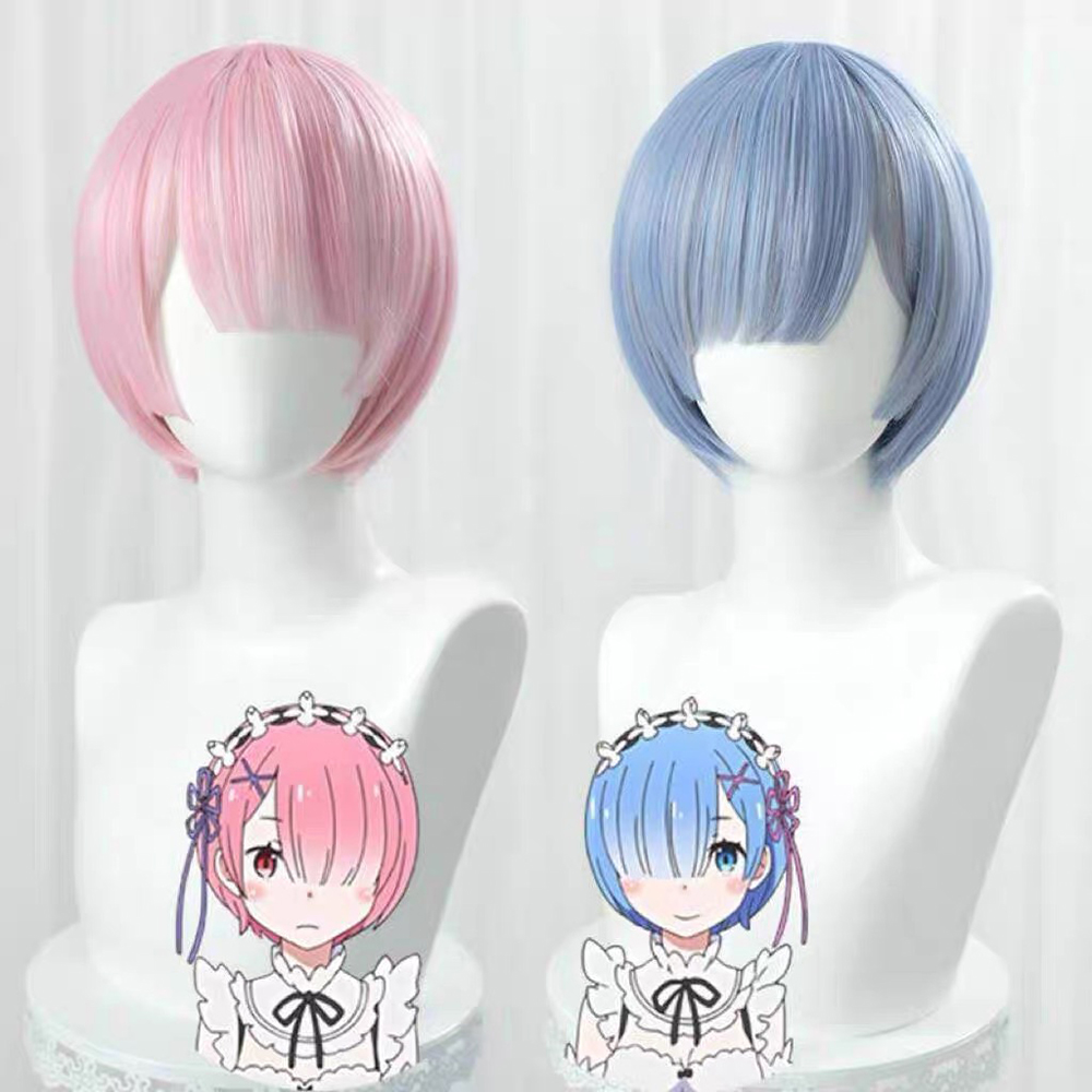 HAIRJOY Peluca de pelo sintéti - Re Zero Rem Wig reseña y precio