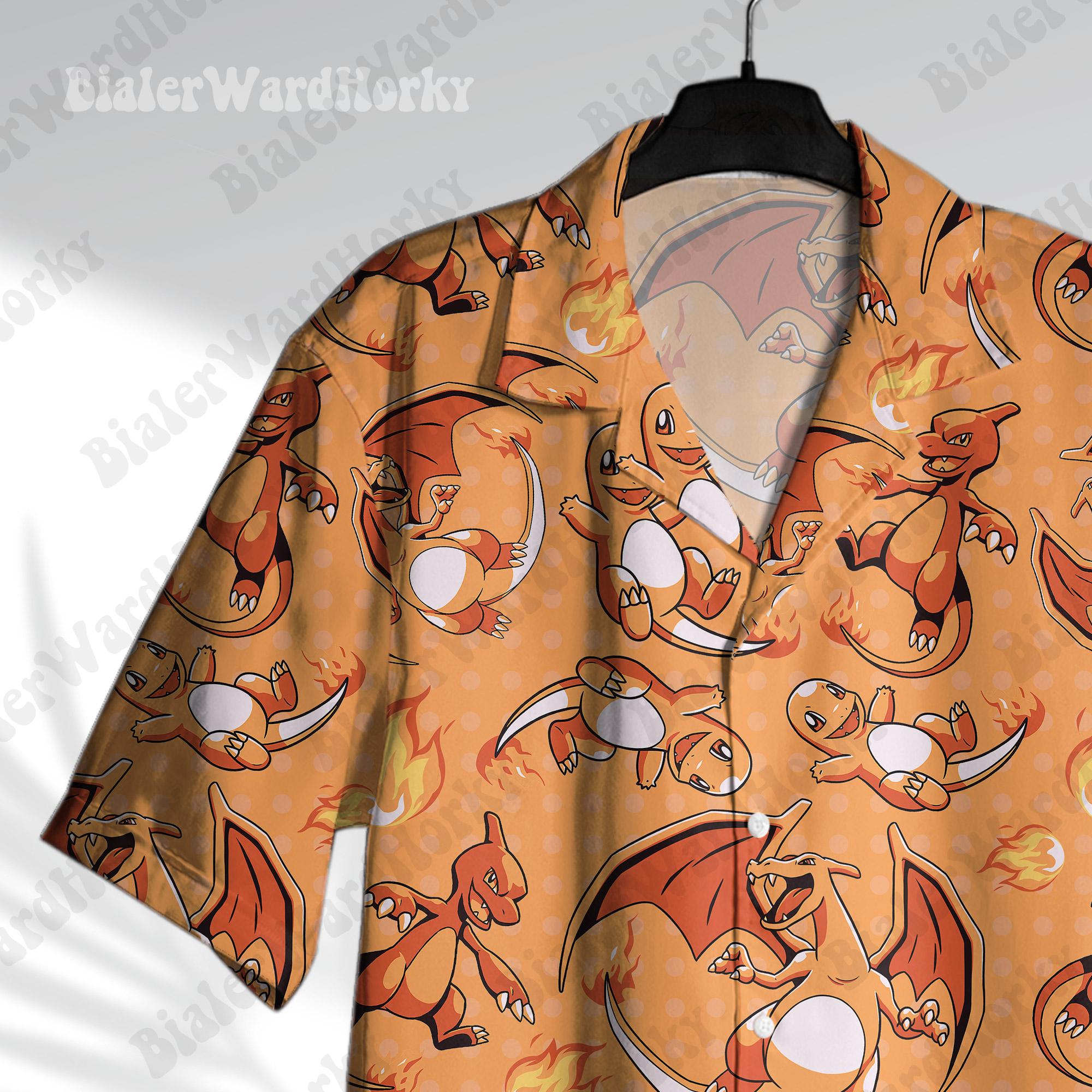 Camiseta hawaiana de Pokémon C - Anime Cosplay Pokemon reseña y precio