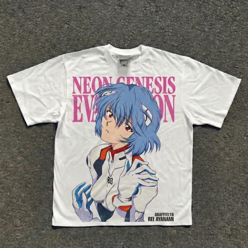 Camiseta Oversize Blanca de Al - Anime Cosplay Title reseña y precio
