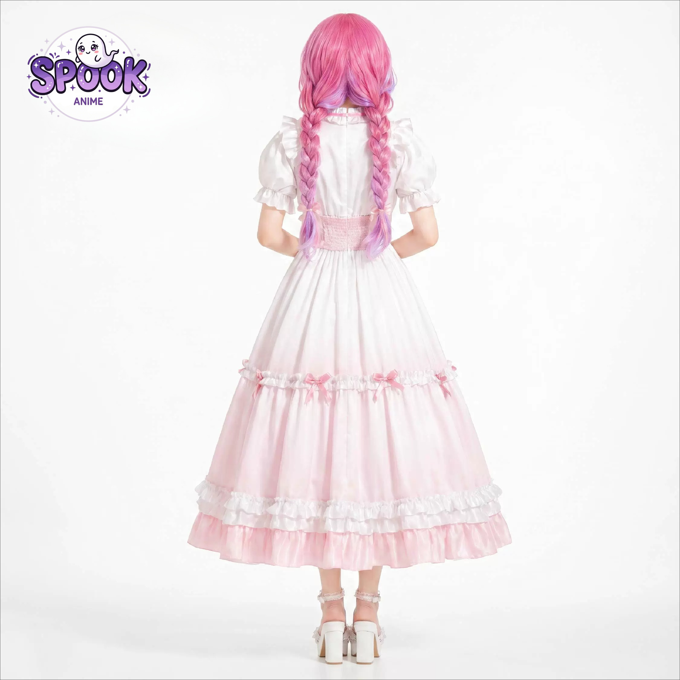 Vestido blanco Sukoya Kana Cos - Anime Cosplay Cafe reseña y precio