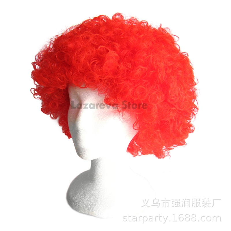 Peluca de Cabeza Completa Afro - Anime Cosplay List reseña y precio