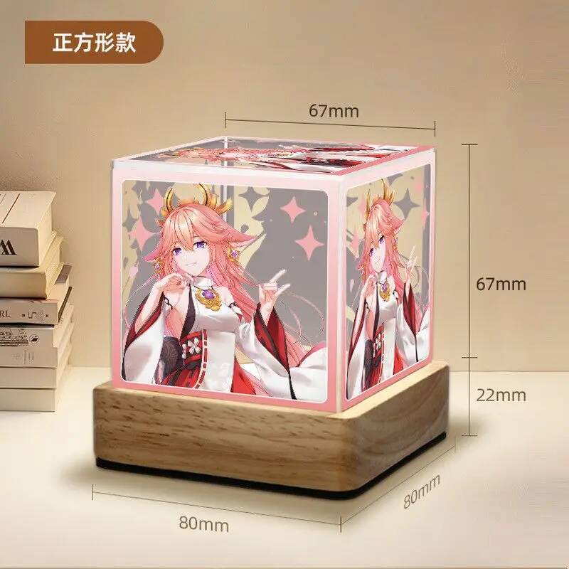 Lámpara Nocturna Acrílica de T - Cosplay Anime Yae Miko reseña y precio