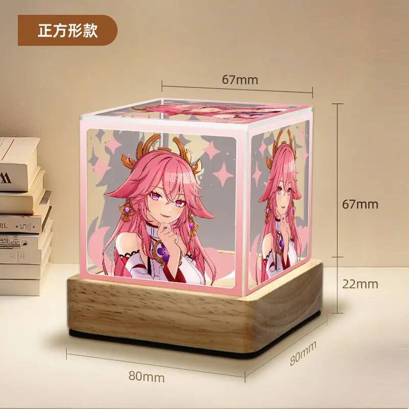 Lámpara Nocturna Acrílica de T - Cosplay Anime Yae Miko reseña y precio