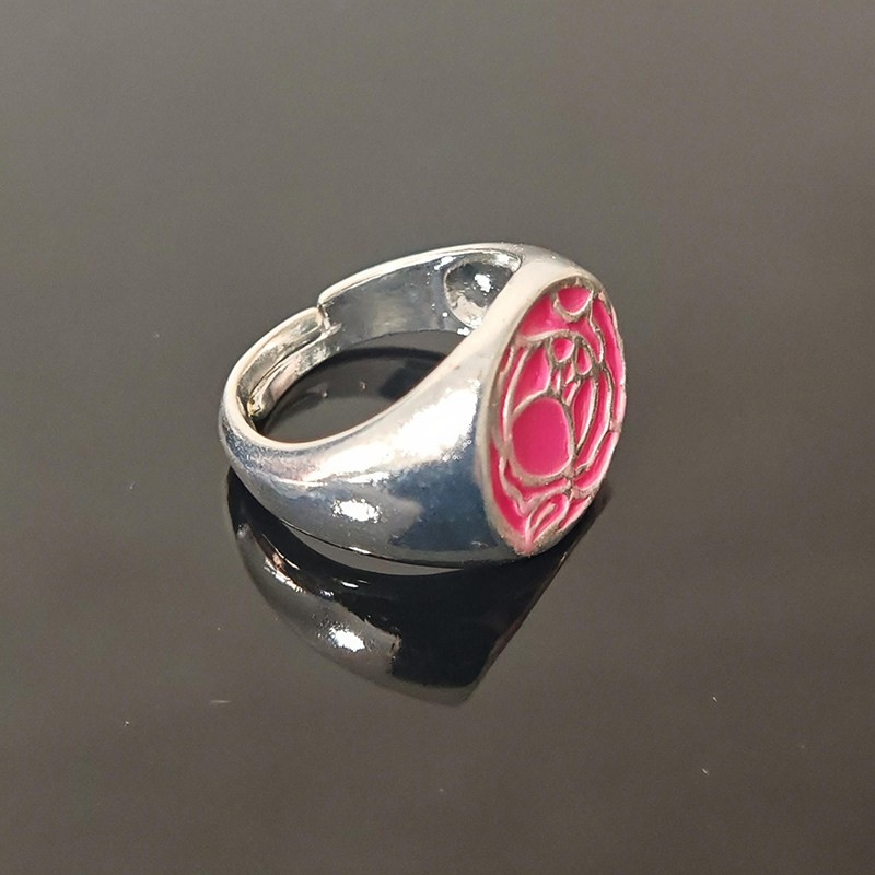 Anillo de rosa rosa Tenjou Ute - Anime Cosplay Pink reseña y precio