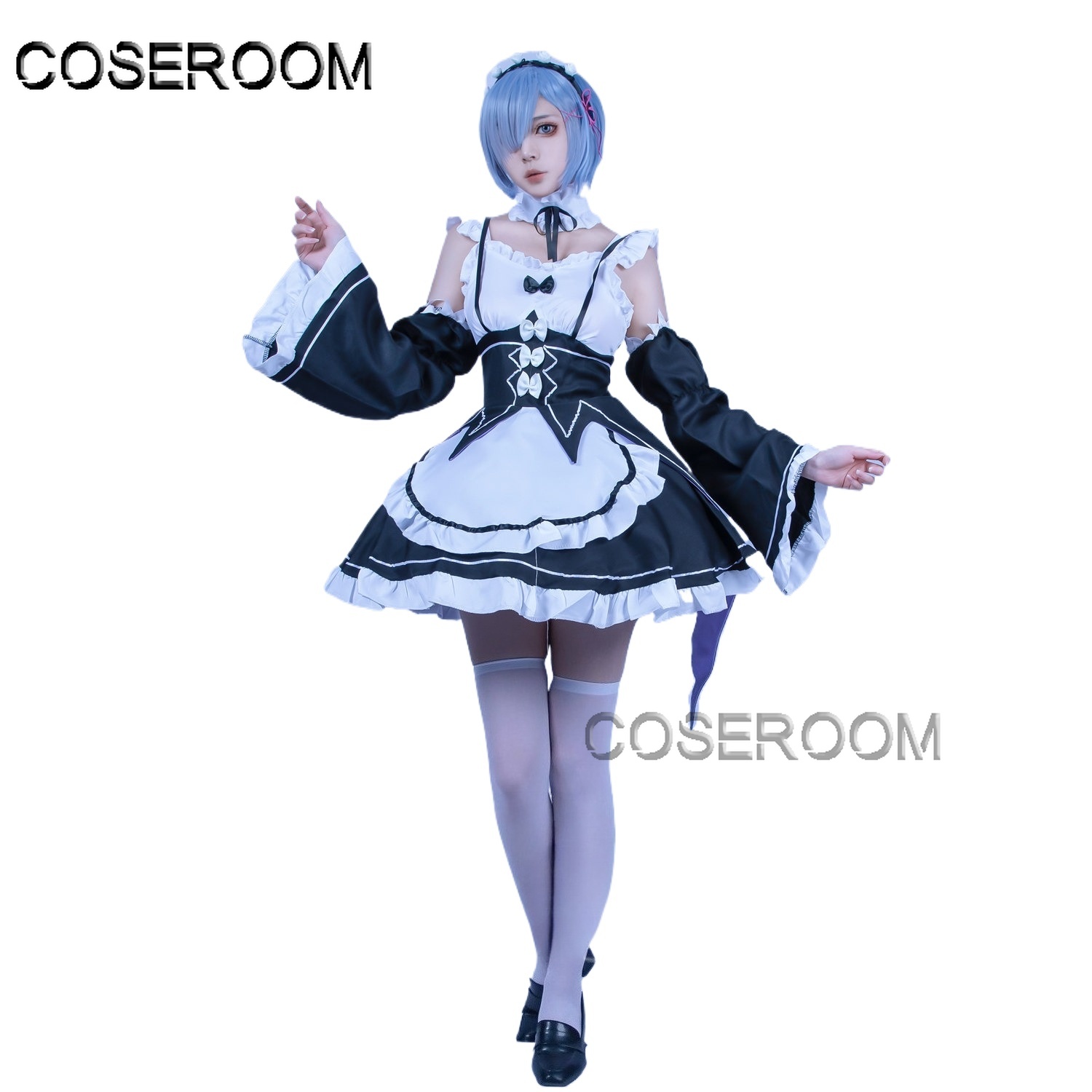 Disfraz de Cosplay de Rem de R - Re Zero Rem Wig reseña y precio