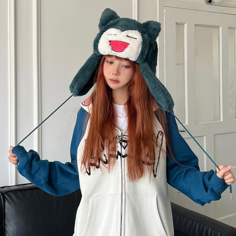 Gorro de Snorlax y Gengar de P - Anime Cosplay Pokemon reseña y precio