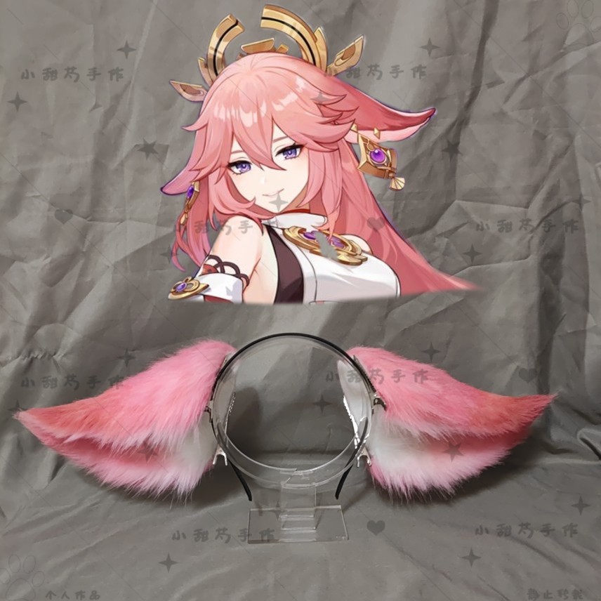 Diadema de Anime Genshin Impac - Cosplay Anime Yae Miko reseña y precio