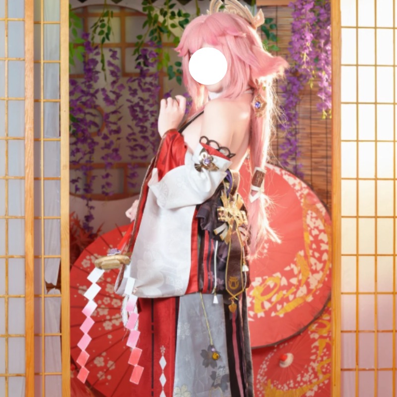 Disfraz de Cosplay de Yae Miko - Cosplay Anime Yae Miko reseña y precio