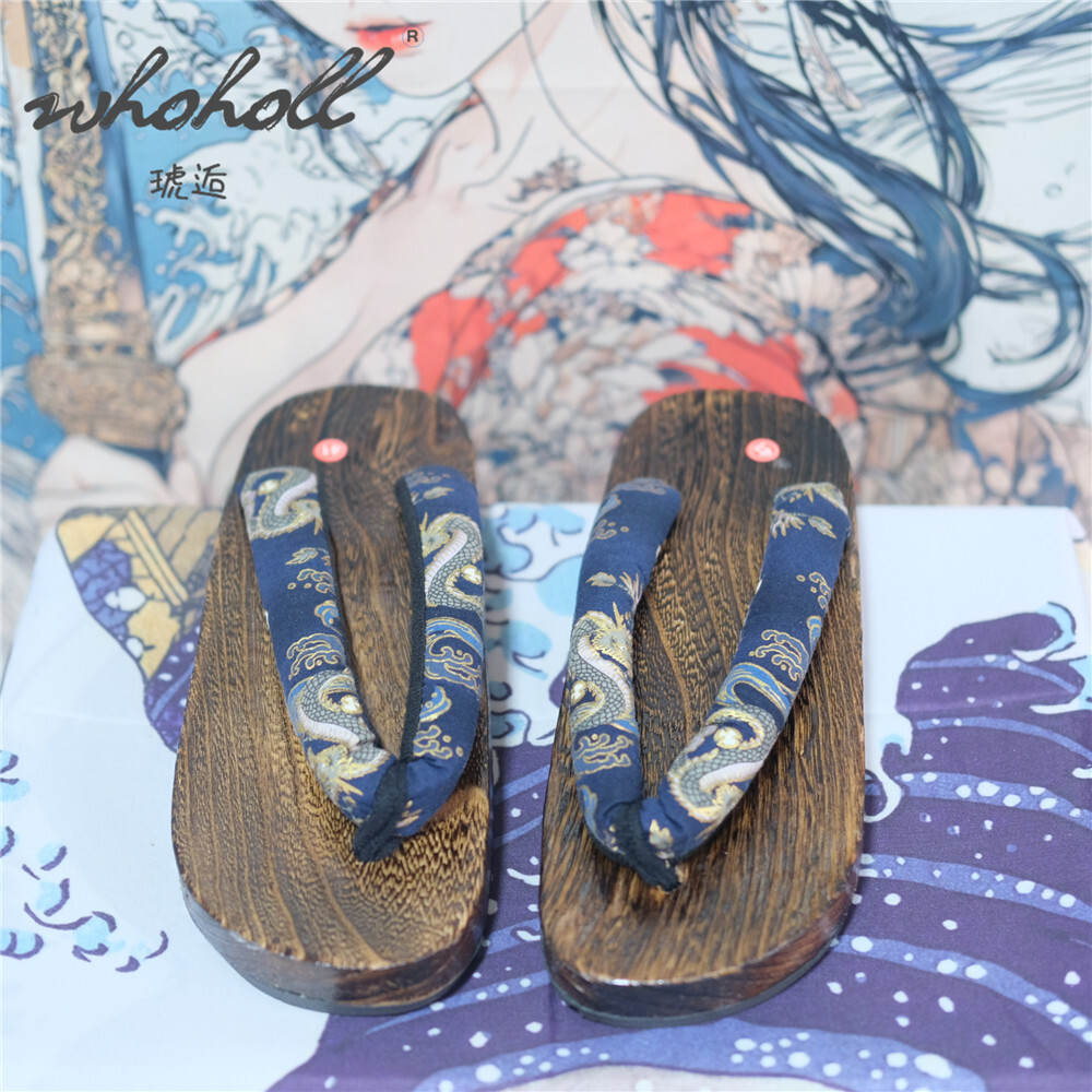 Zapatillas de zuecos de madera - Anime Cosplay Thick reseña y precio