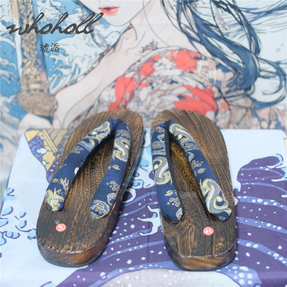 Zapatillas de zuecos de madera - Anime Cosplay Thick reseña y precio