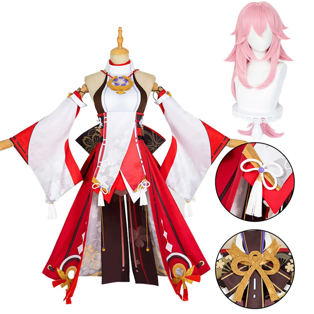 Genshin Impact Yae Miko Guuji  - Cosplay Anime Yae Miko reseña y precio