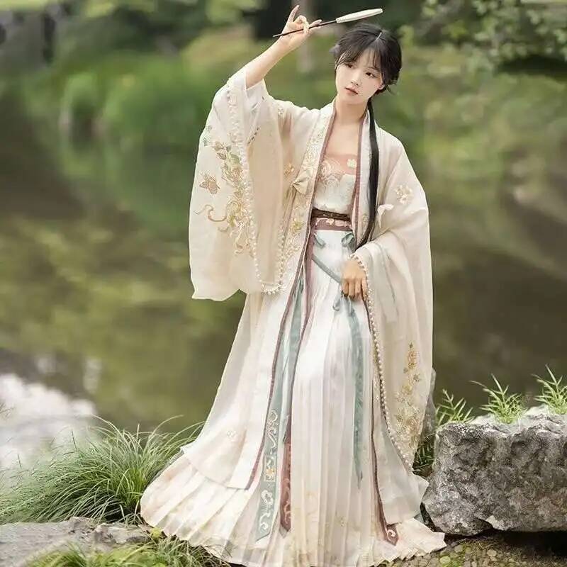 Vestido Hanfu Tradicional Chin - Anime Cosplay In Chinese reseña y precio
