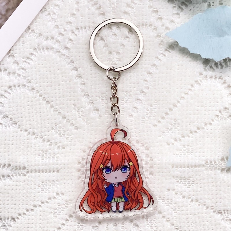 5 piezas de llaveros acrílicos - Quintuplets Anime Cosplay reseña y precio