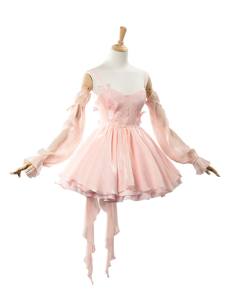 Disfraz de cosplay del juego O - Anime Cosplay Pink reseña y precio