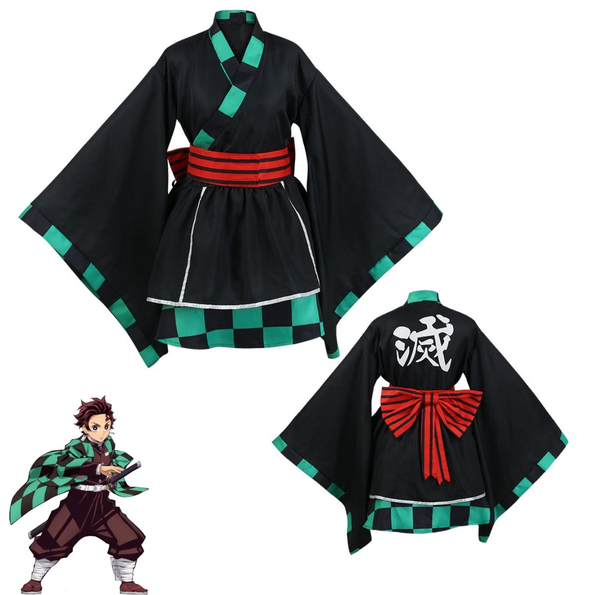 XQAnime Kamado Tanjirou Kochou - Anime Cosplay Nezuko reseña y precio