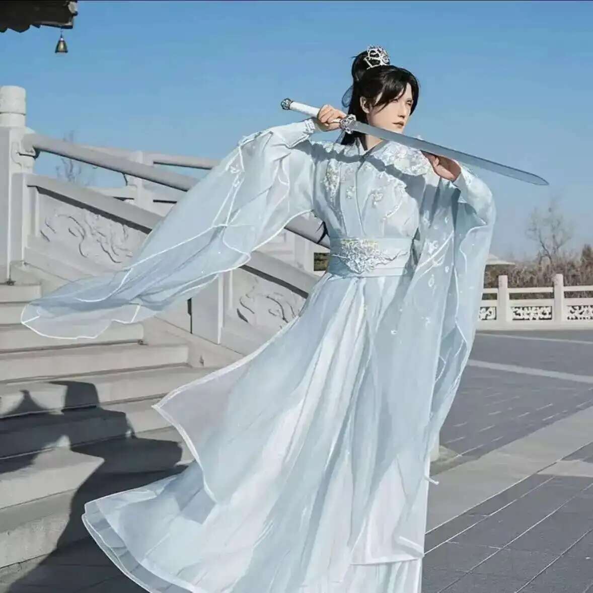 Hanfu de talla grande 3XL para - Anime Cosplay In Chinese reseña y precio