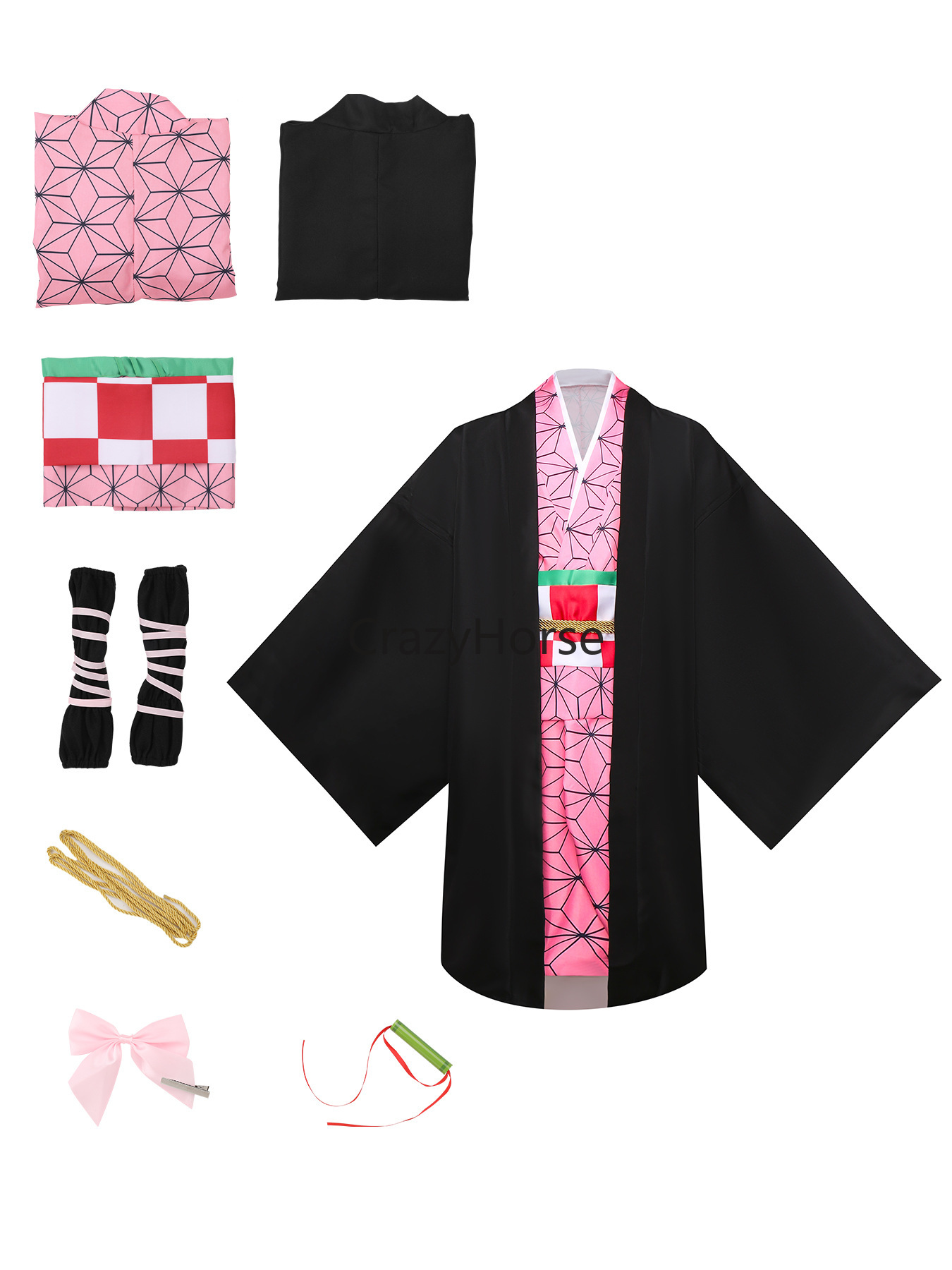Disfraces de Cosplay de Tanjir - Anime Cosplay Nezuko reseña y precio