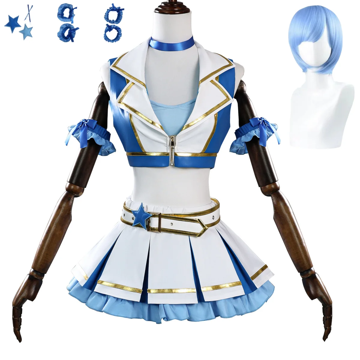 Disfraz de Cosplay de Rem de R - Re Zero Rem Wig reseña y precio