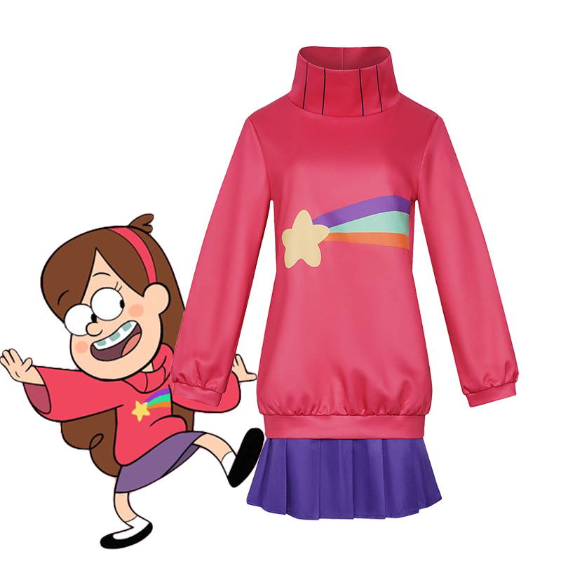 Disfraz de Mabel Pines para mu - Anime Cosplay Pink reseña y precio